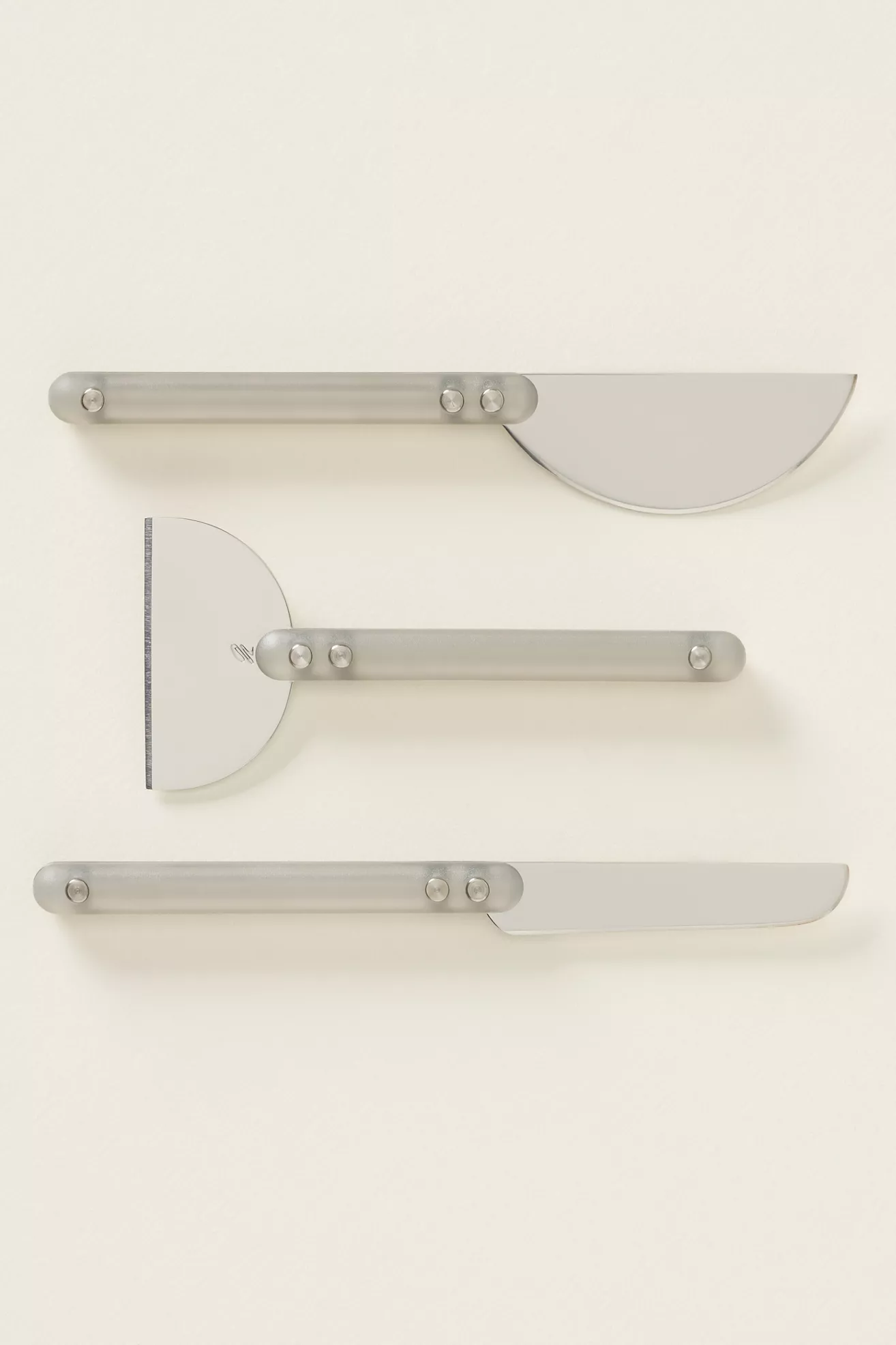 Holcomb Studio Wedge Cheese Knives, Set of 3