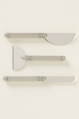 Holcomb Studio Wedge Cheese Knives, Set of 3