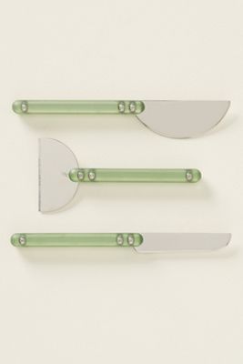 Holcomb Studio Wedge Cheese Knives, Set of 3