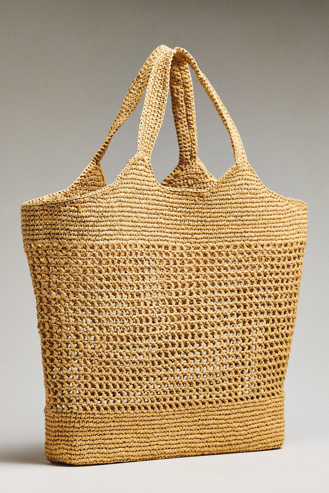 By Anthropologie Woven Slouchy Tote Bag
