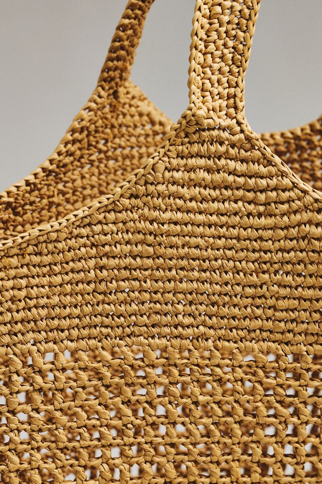 By Anthropologie Woven Slouchy Tote Bag #2