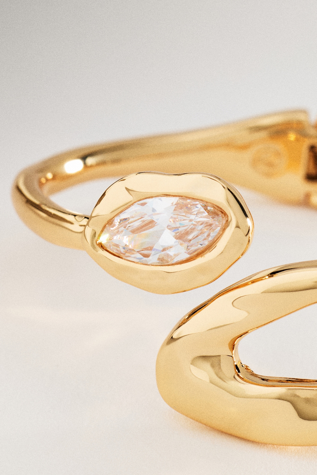 Ettika Molten Marquise Cuff