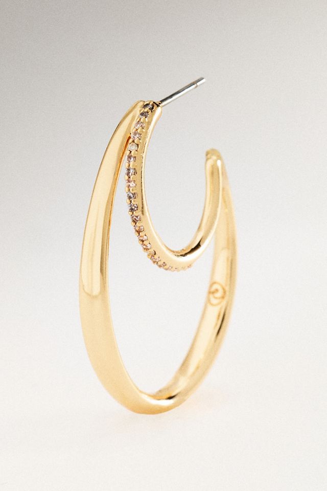 Ettika Golden Rings Hoop Earrings #1