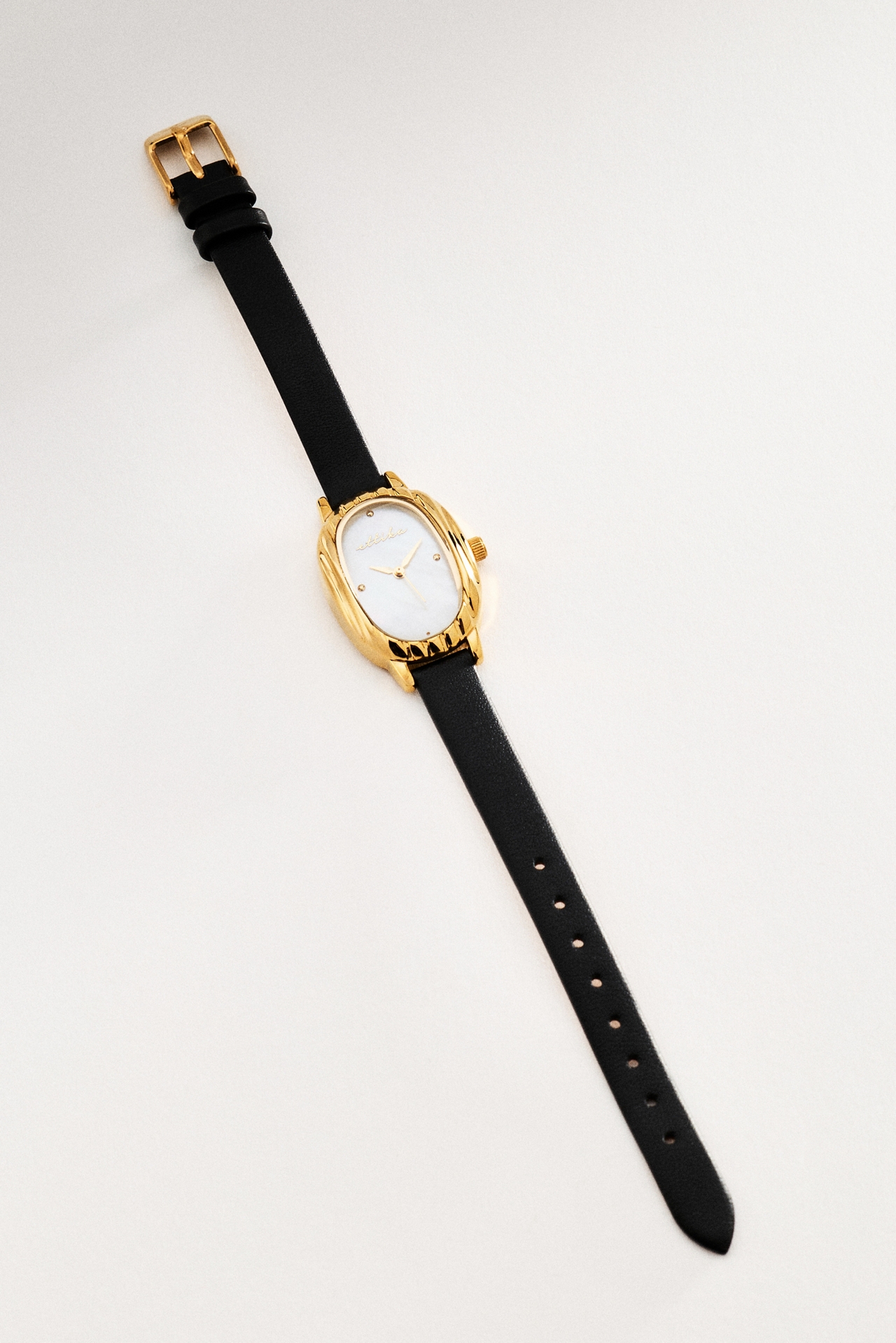 Ettika Timeless Texture Leather Watch