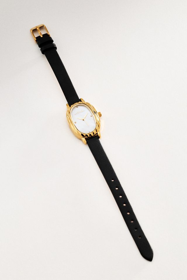 Ettika Timeless Texture Leather Watch #1