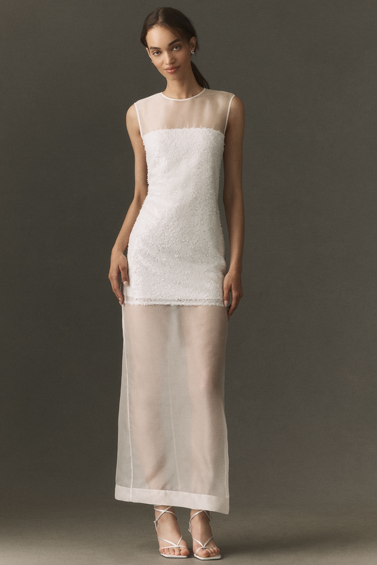 Shona Joy Amerie Silk Organza Maxi Dress