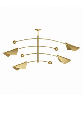 Regina Andrew Eclipse Natural Brass Chandelier
