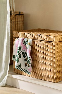 Ripple Wicker Storage Trunk
