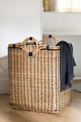 Rattan Hamper with Handles