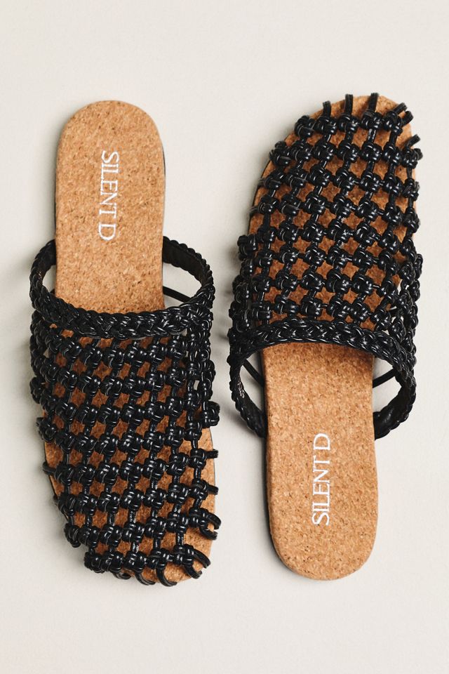 Silent D Woven Slide Slip-On Sandals #1