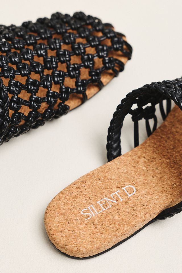 Silent D Woven Slide Slip-On Sandals #2