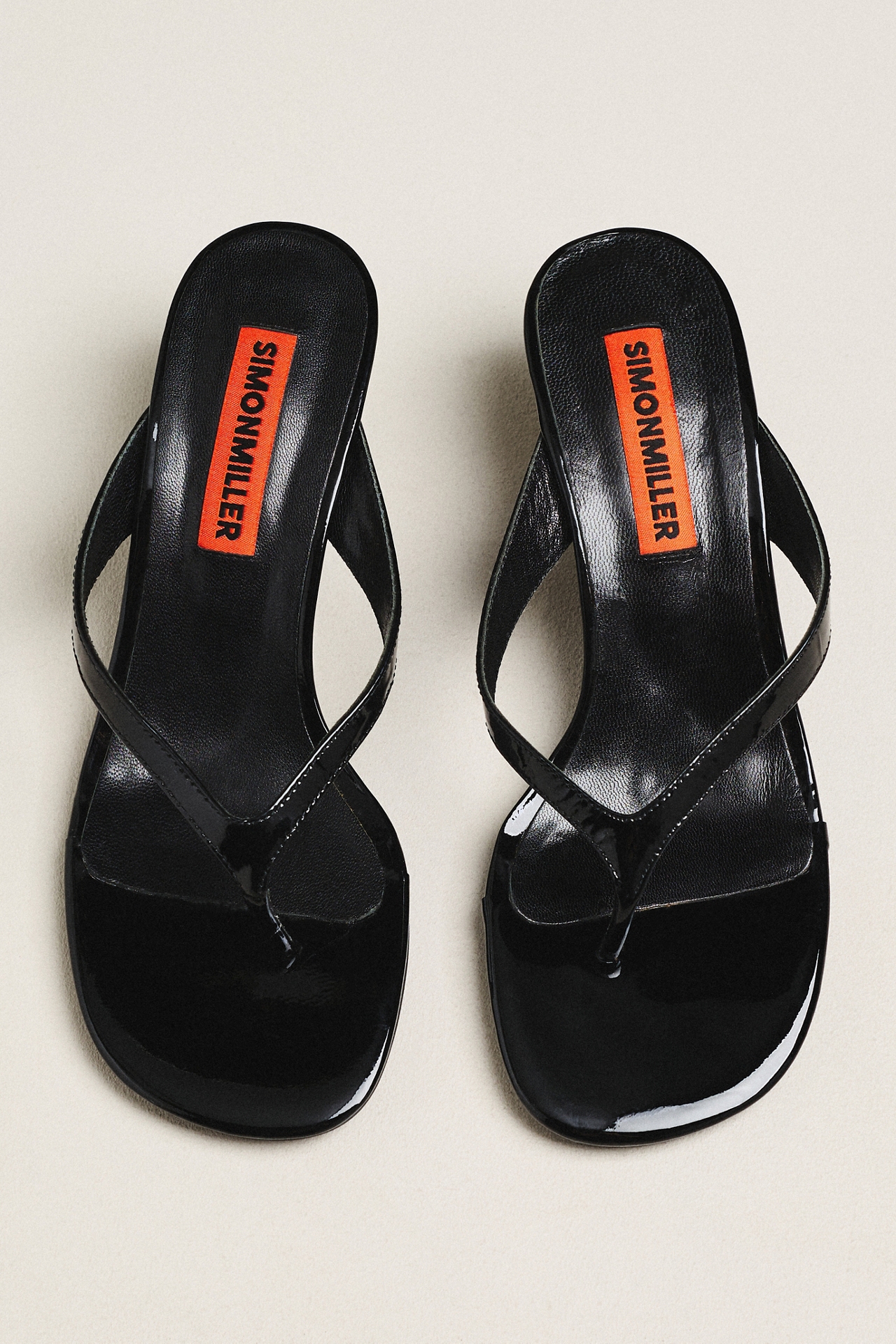 SIMONMILLER Beep Flip-Flop Kitten Heel Sandals