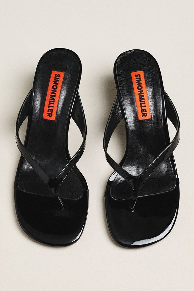 SIMONMILLER Beep Flip-Flop Kitten Heel Sandals #1