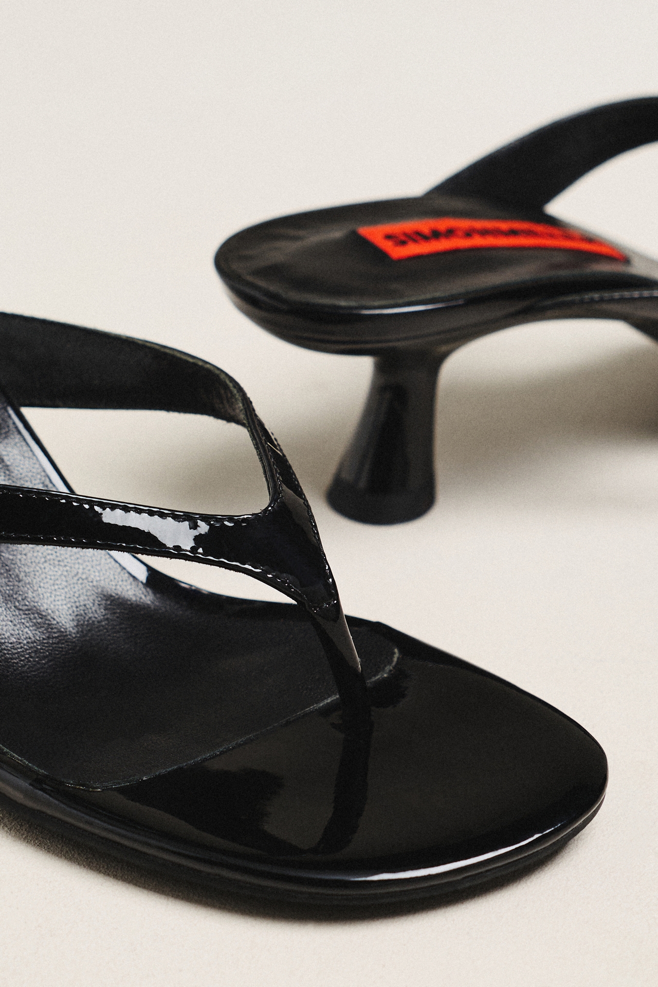 SIMONMILLER Beep Flip-Flop Kitten Heel Sandals