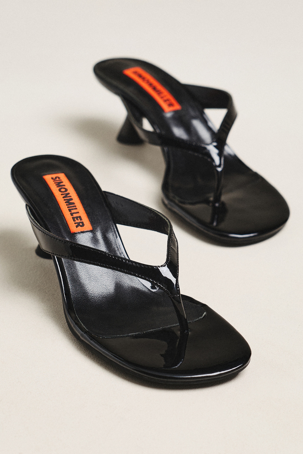 SIMONMILLER Beep Flip-Flop Kitten Heel Sandals