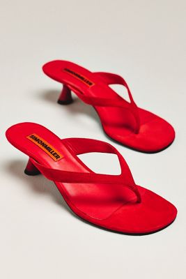 SIMONMILLER Beep Flip-Flop Kitten Heel Sandals