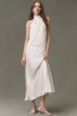 Halter Maxi Slip Dress