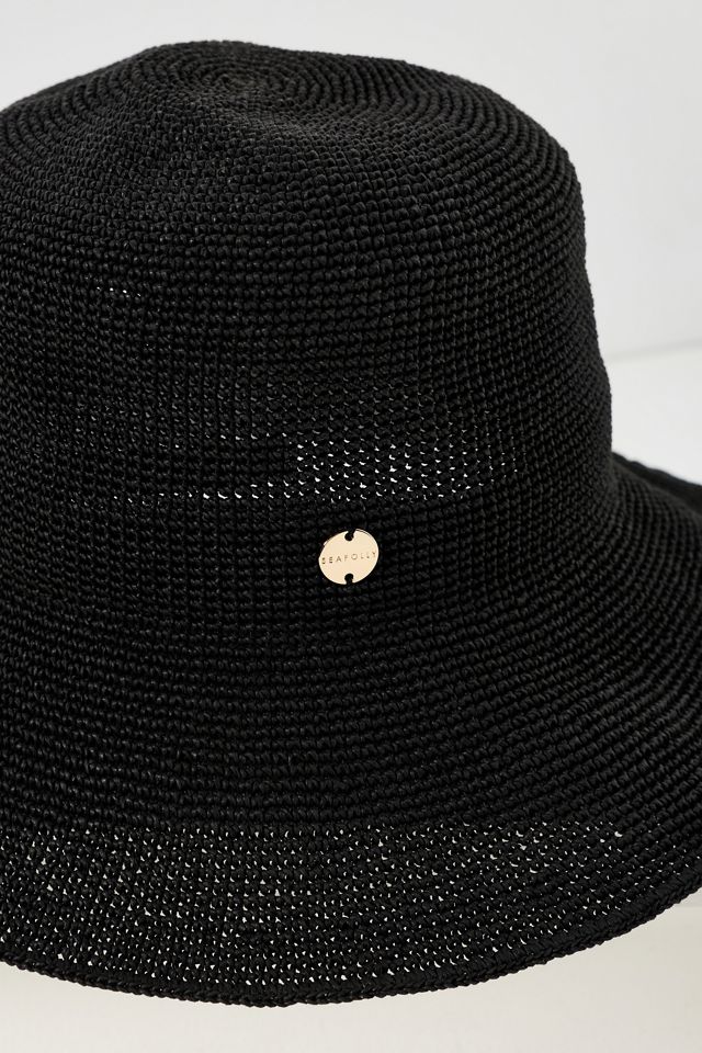 Seafolly Raffia Bucket Hat | Anthropologie display picture 1