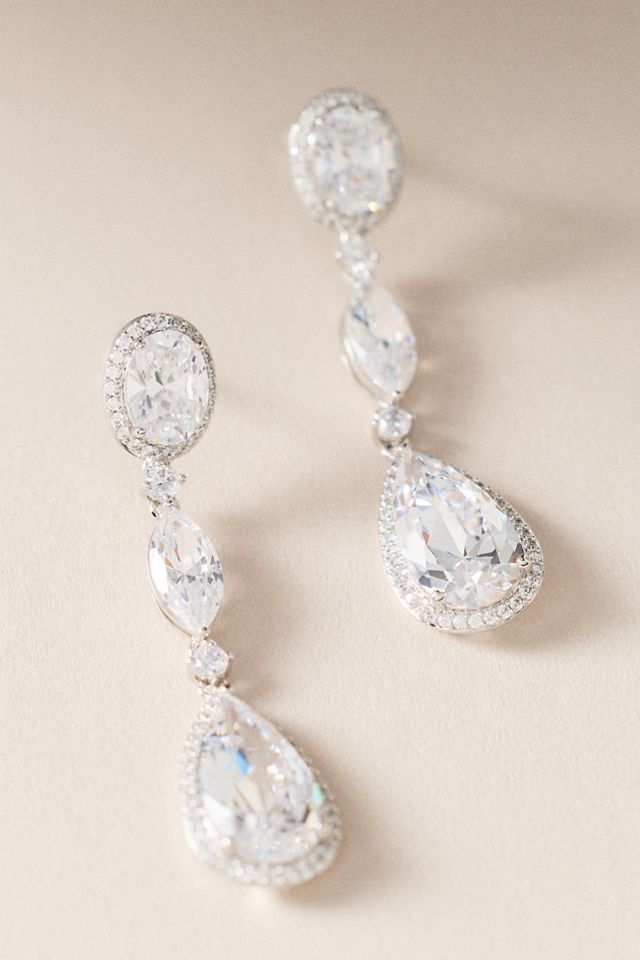 NADRI Crystal Drop Earrings #1
