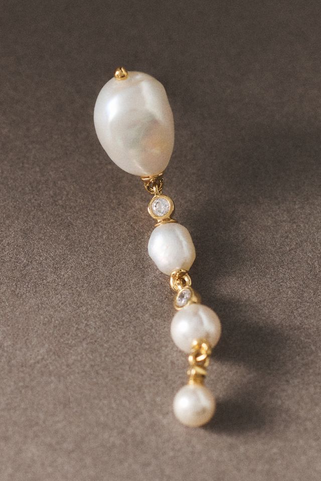 NADRI Siren Freshwater Pearl Drop Earrings #1