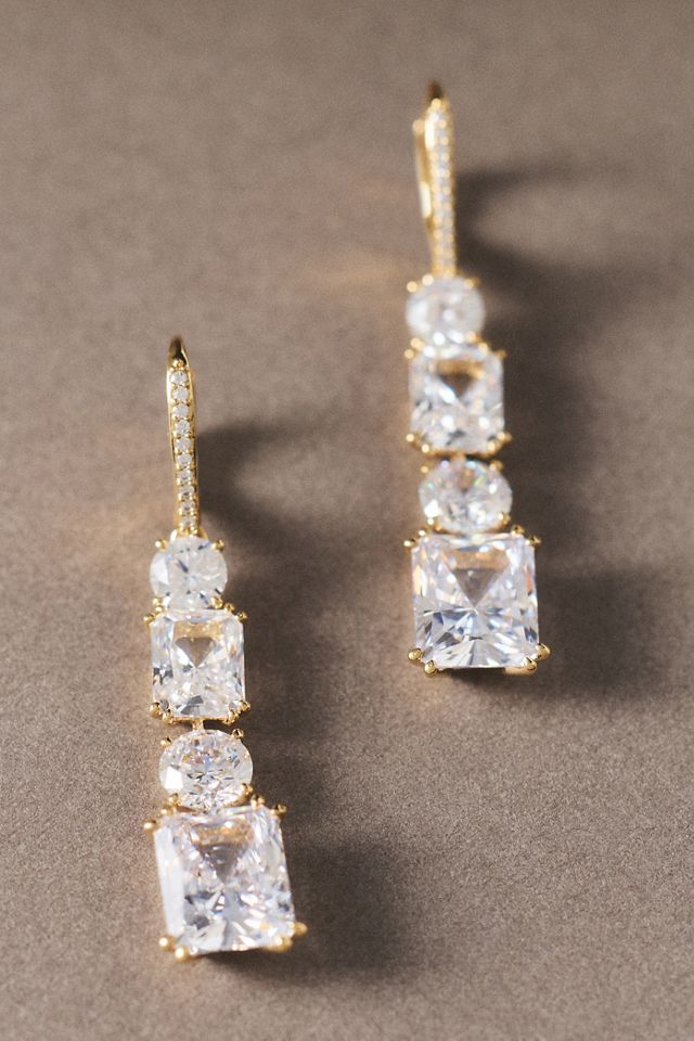 NADRI A La Carte Multi Drop Cubic Zirconia Earrings #1