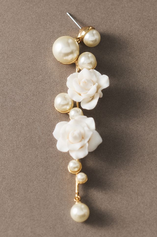 Twigs & Honey Rose Petal Drop Earrings #3