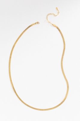 Classic Herringbone Water-Resistant Necklace