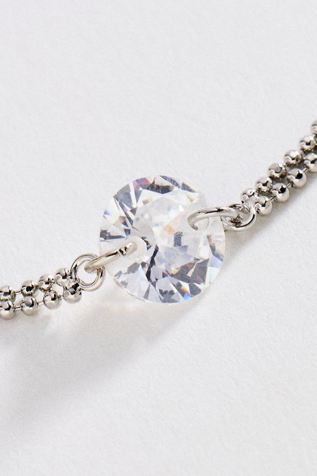 Delicate Crystal Chain Bracelet #1