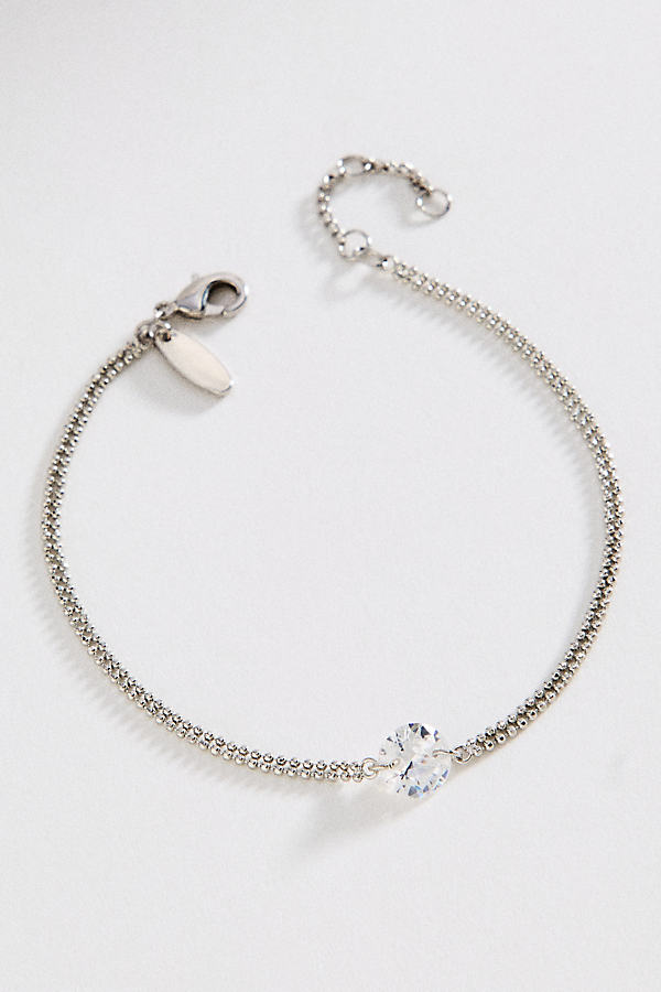 Delicate Crystal Chain Bracelet