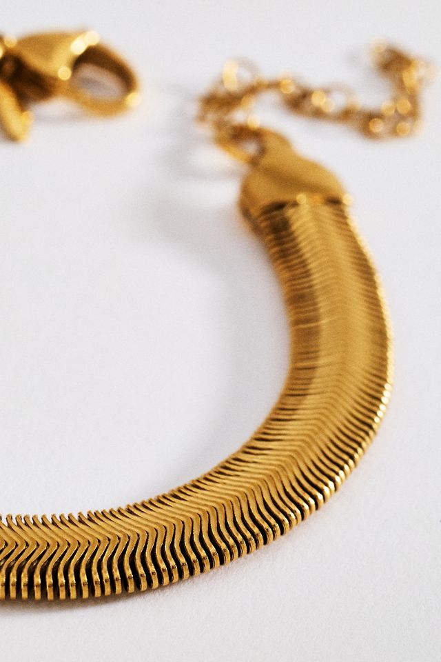 Chunky Snake Chain Water-Resistant Bracelet #1