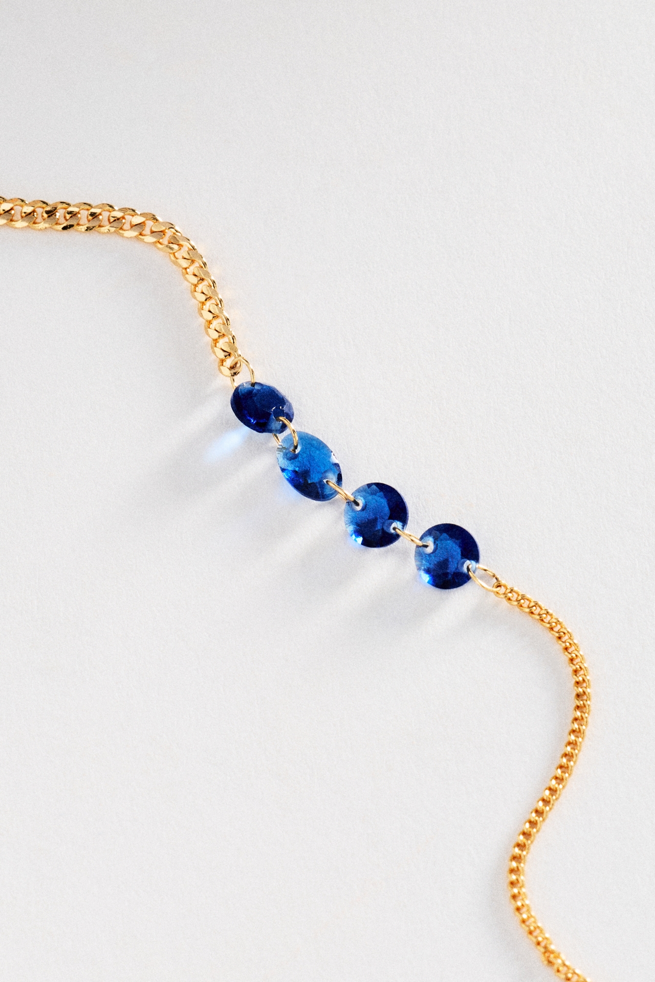 Mixed Chain Crystal Interlude Bracelet