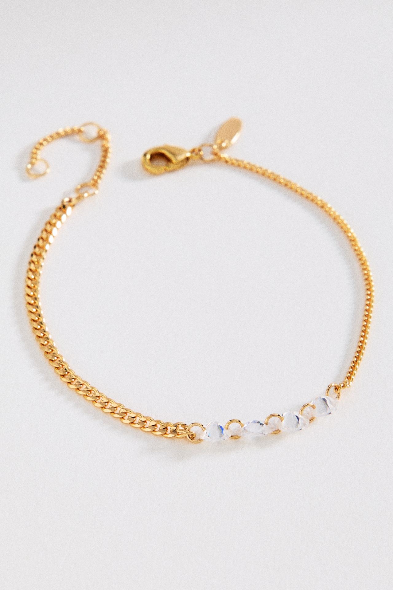 Mixed Chain Crystal Interlude Bracelet