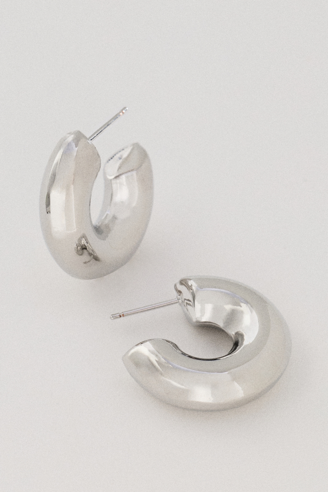 Small Tube Hoop Earrings