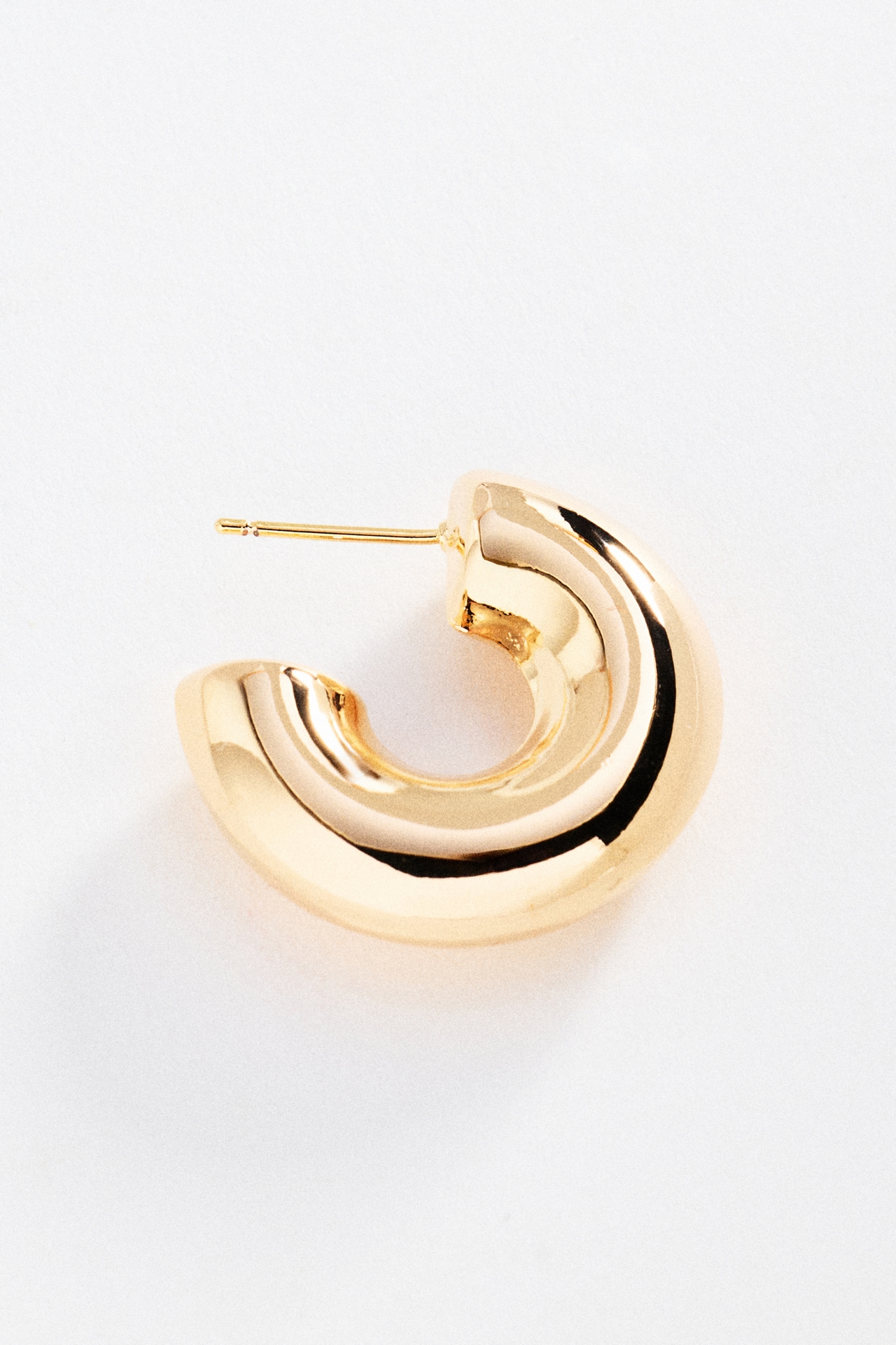 Small Tube Hoop Earrings