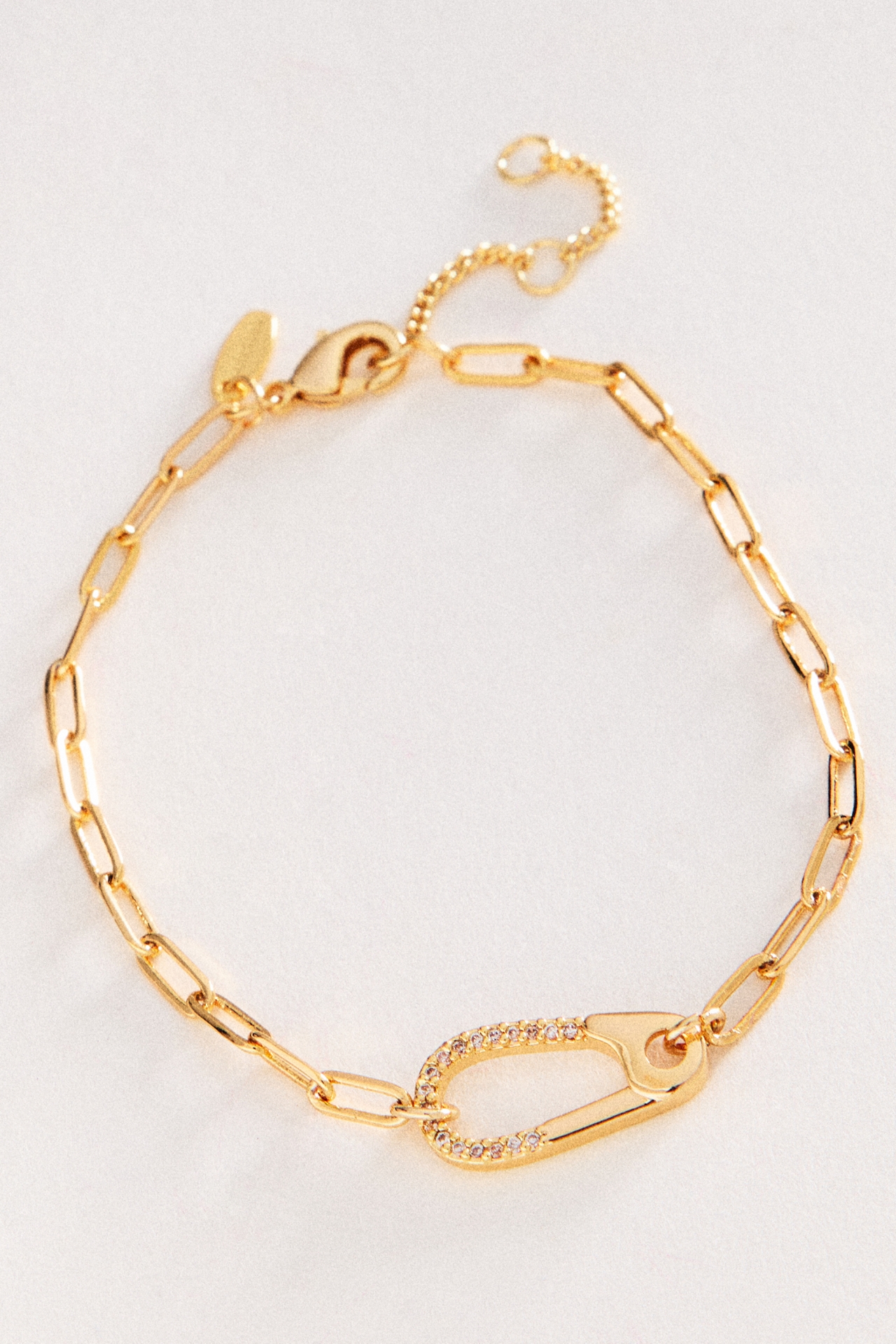 Carabiner Paperclip Chain Bracelet