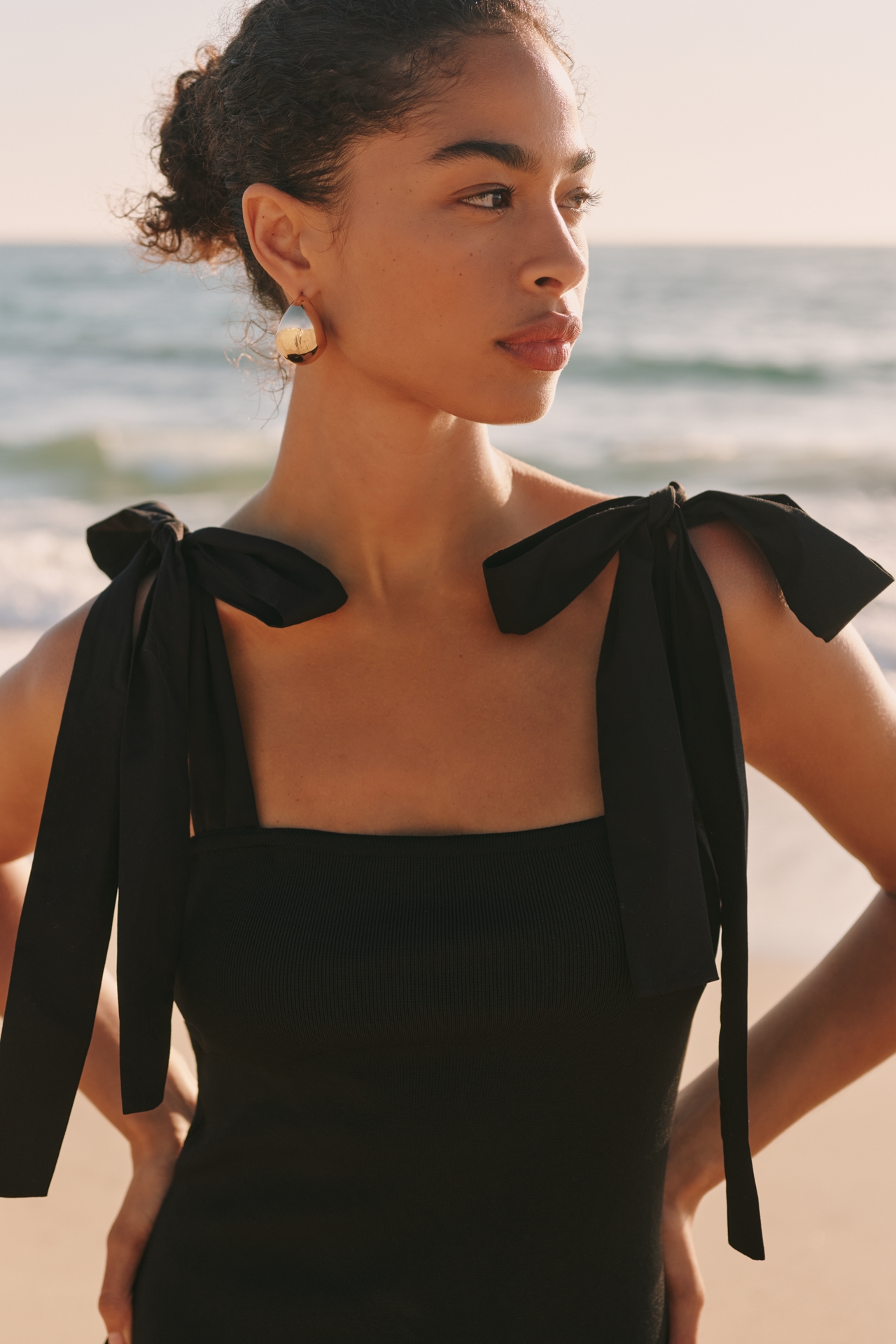 Chunky Tube Hoop Earrings