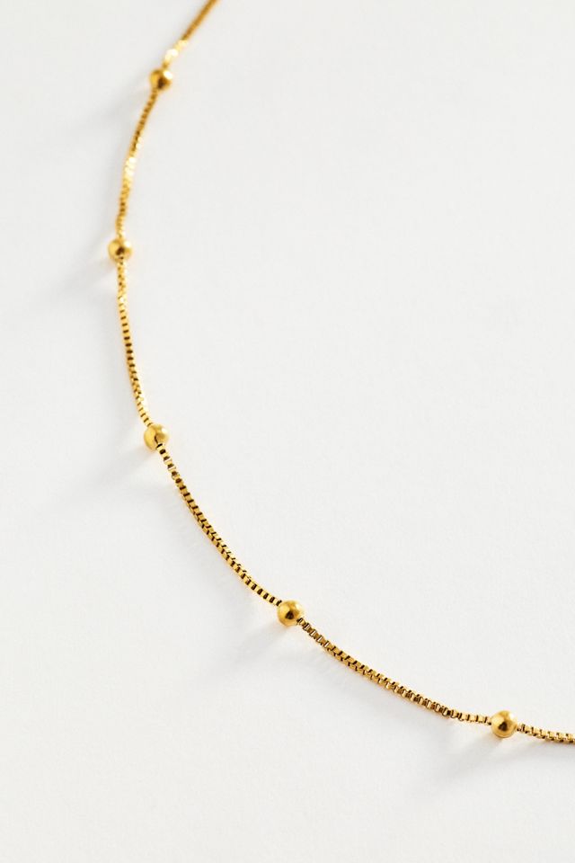 Spaced Bauble Water-Resistant  Necklace #1