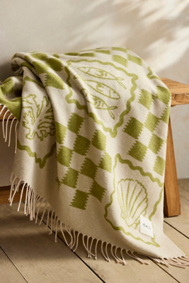 Tbco Sea Recycled Wool Throw