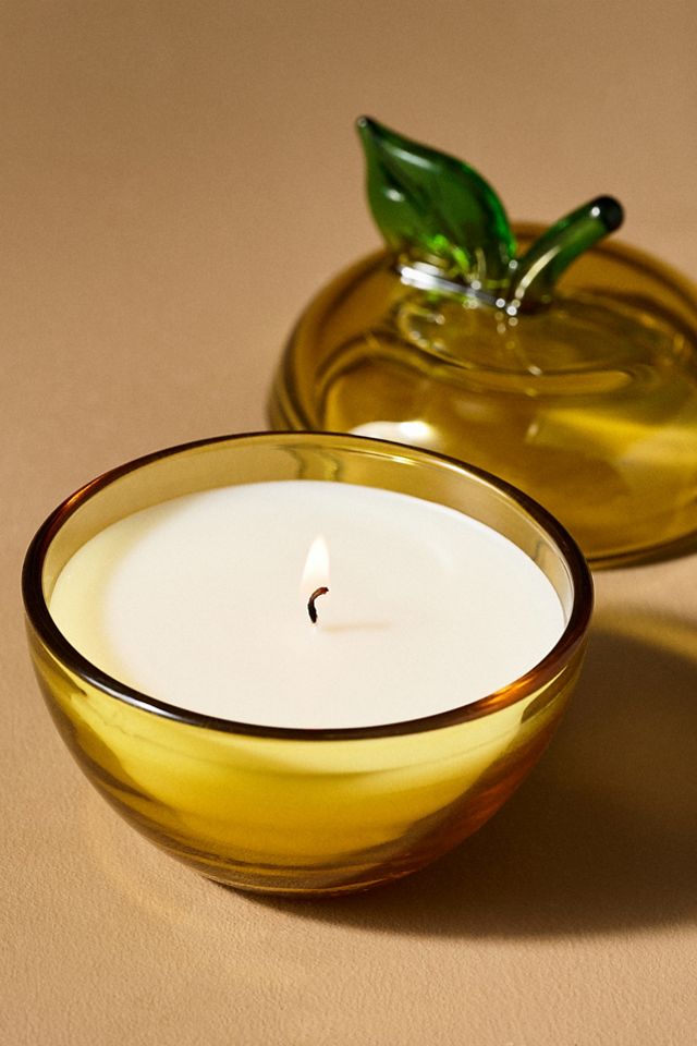 Apothecary 18 Fruity Harvest Apple & Vanilla Glass Candle #1