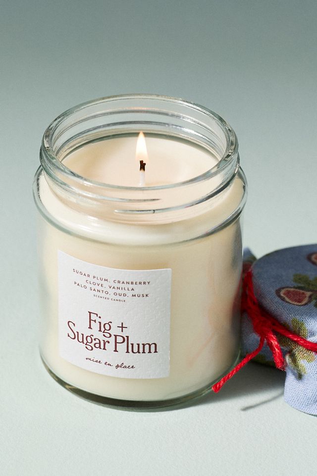 mise en place Fruity Fig + Sugar Plum Glass Candle #2