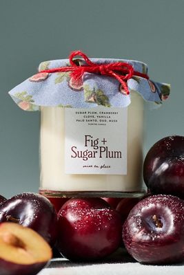 mise en place Fruity Fig & Sugar Plum Glass Candle