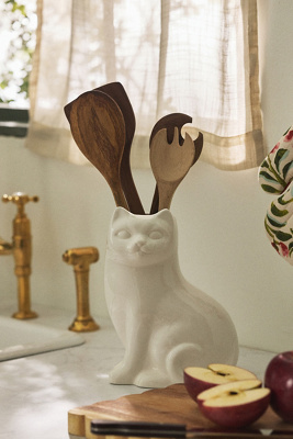 Stoneware Utensil Crock