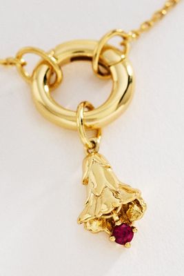 Local Eclectic Birth Flower Charm Necklace