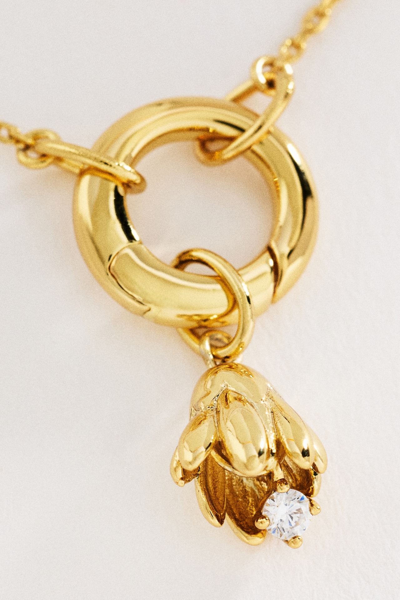 Local Eclectic Birth Flower Charm Necklace