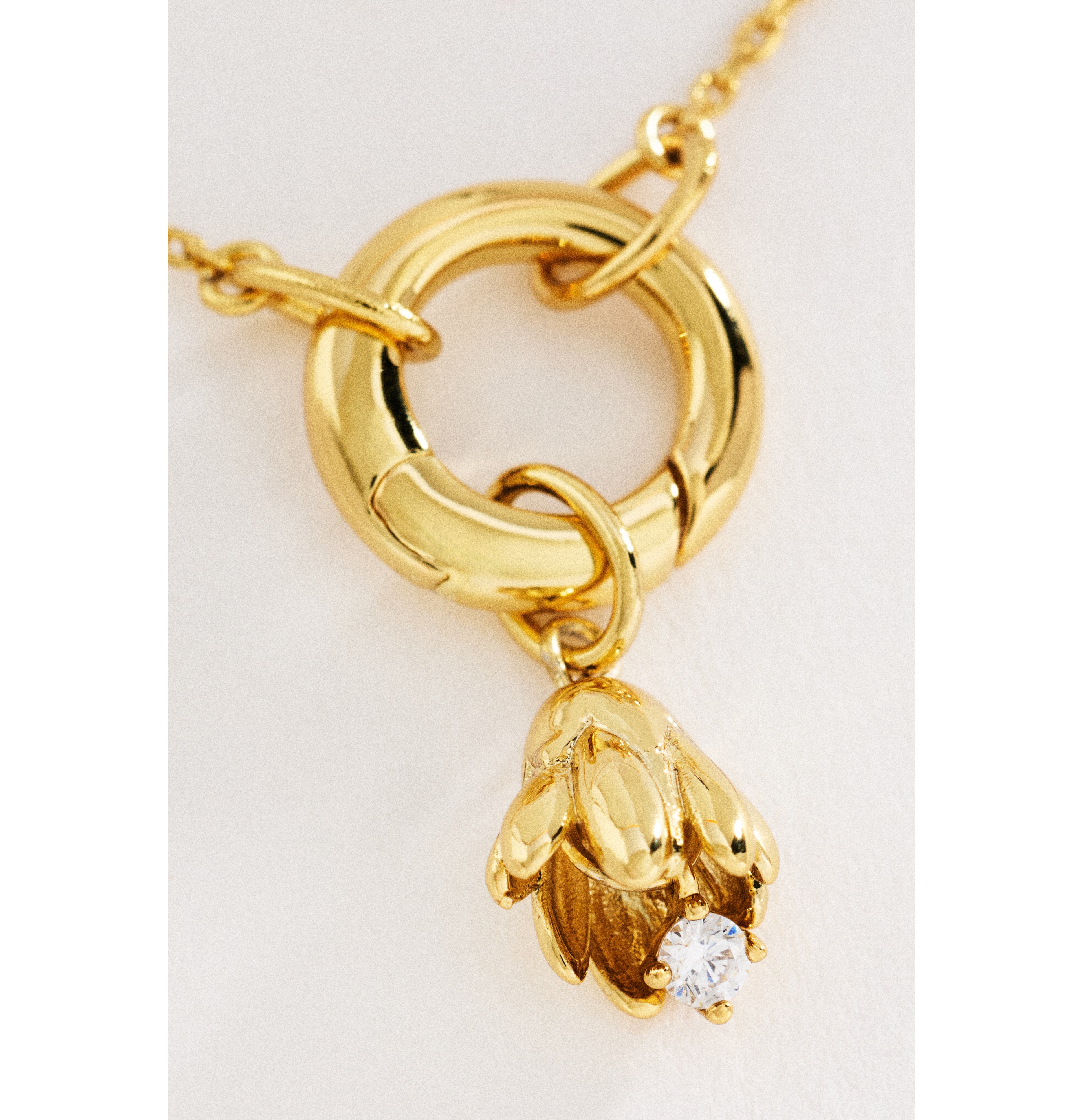 Local Eclectic Birth Flower Charm Necklace