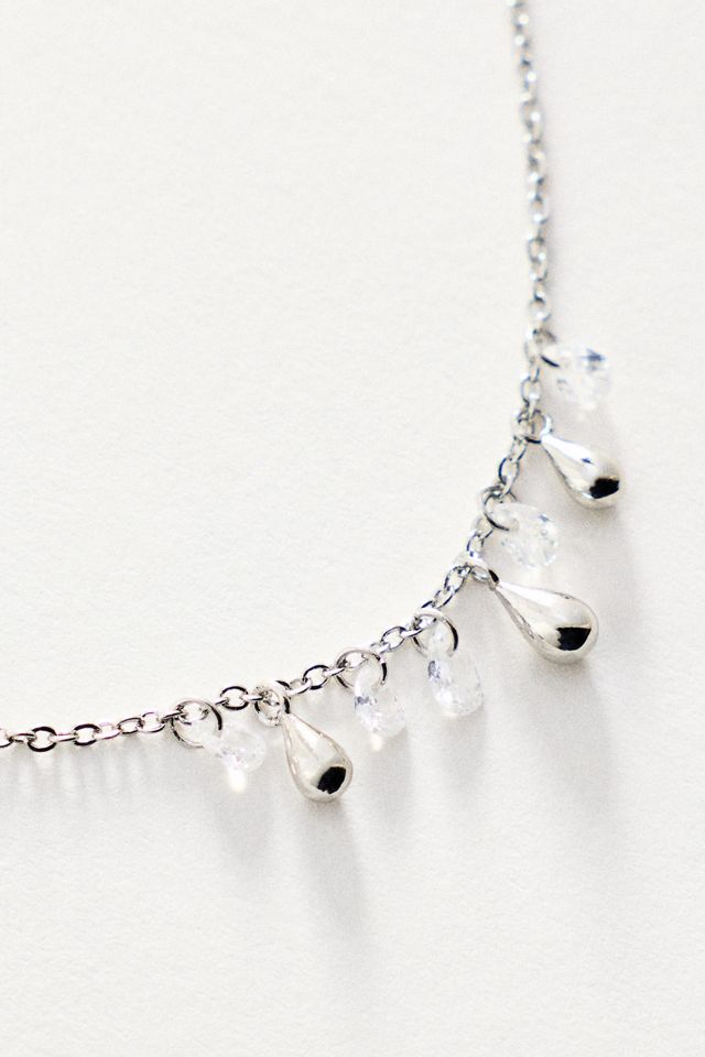 By Anthropologie Crystal Drop Necklace #1