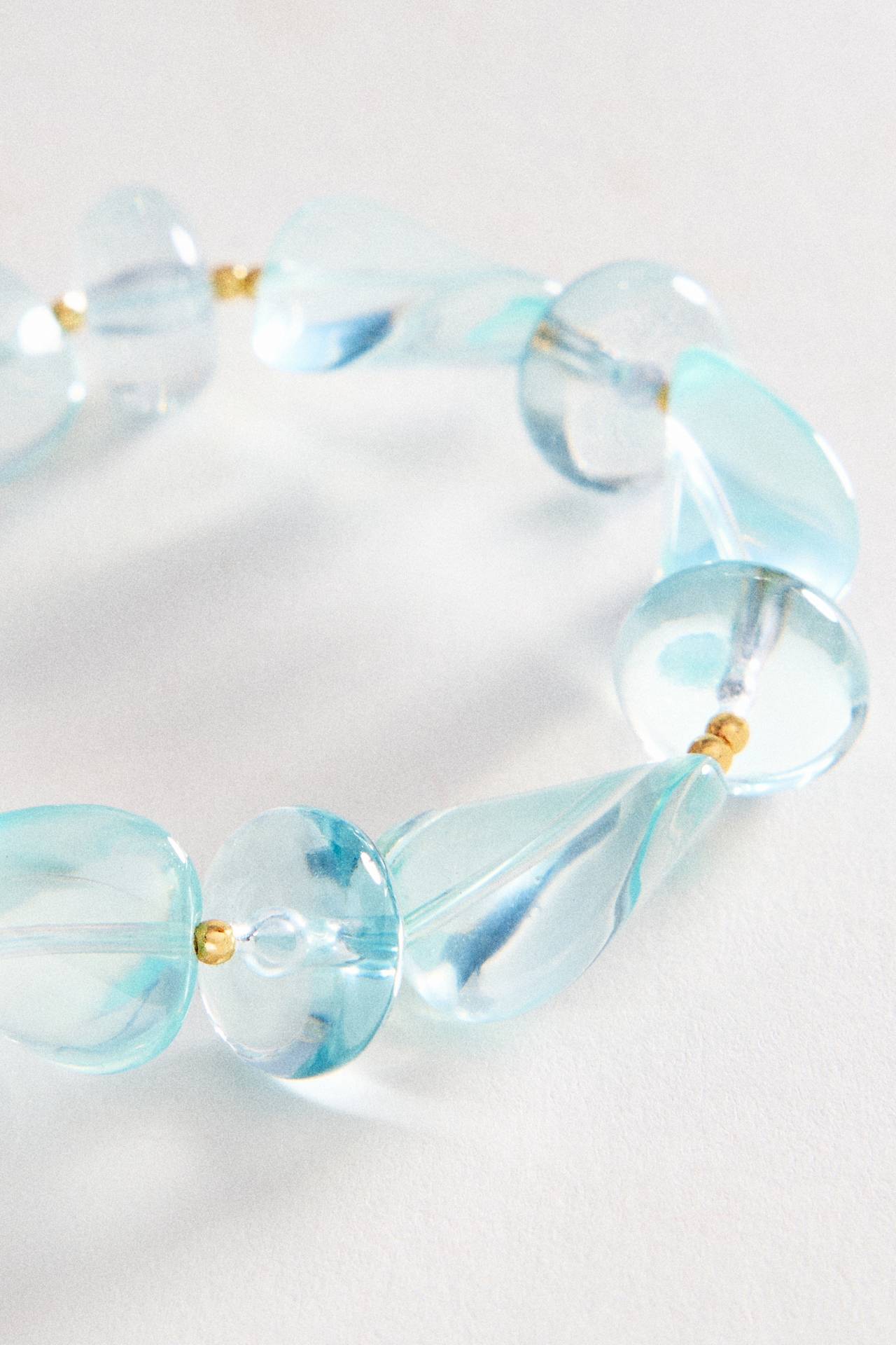 Beaded Resin Stretch Bracelet