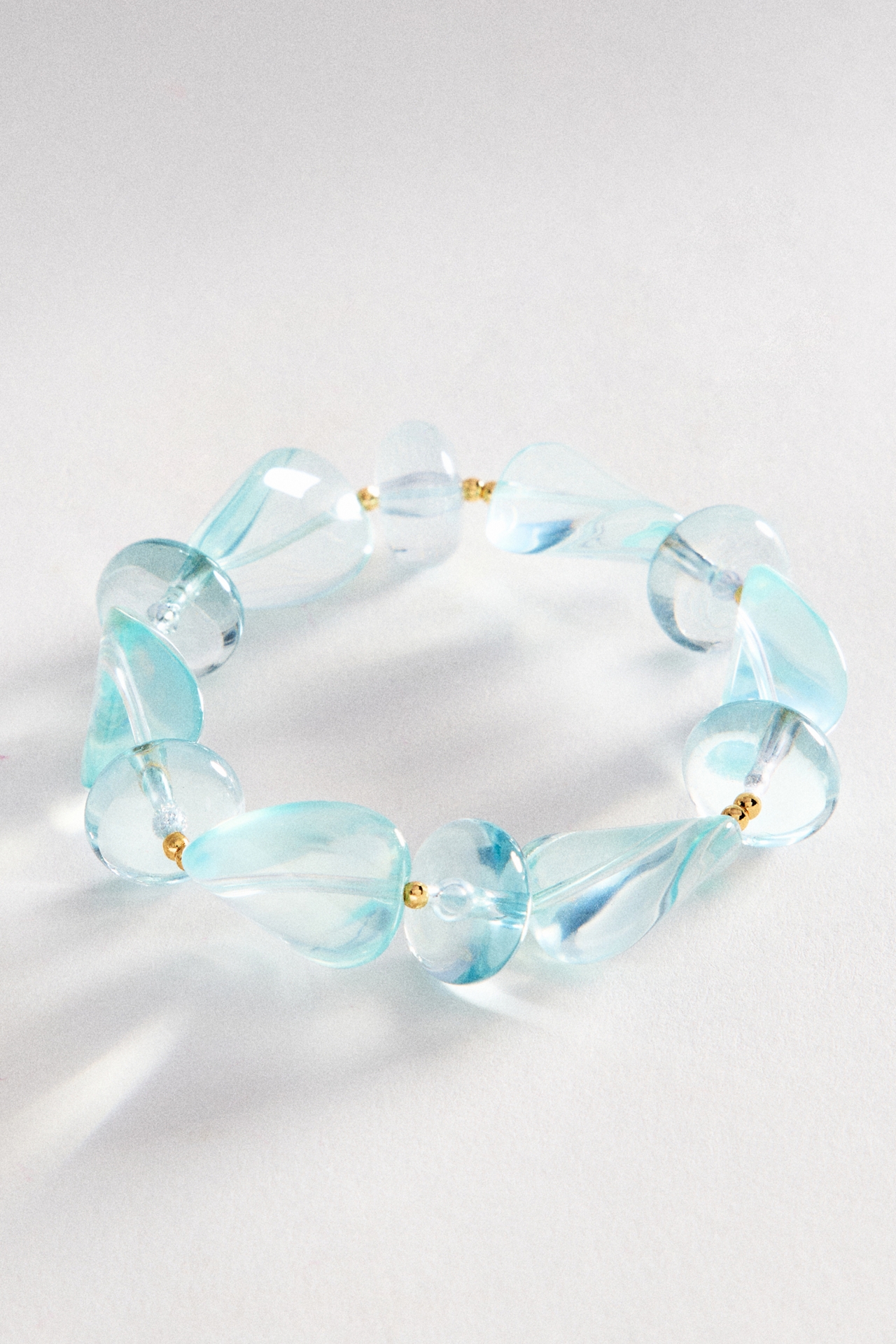 Beaded Resin Stretch Bracelet