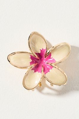 Metal Flower Hair Claw Clip