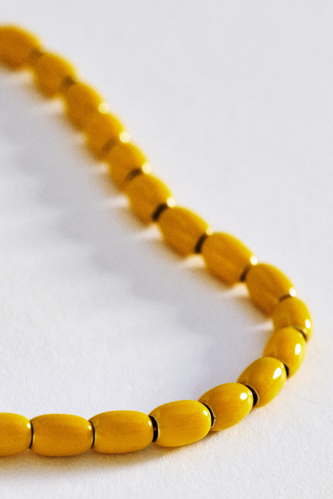 Clare V. Enamel Barrel Chain Bracelet